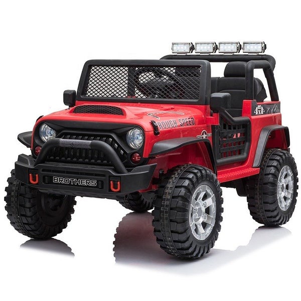 Kids Electric Ride On Jeep Red NEL-617 Carousel 1