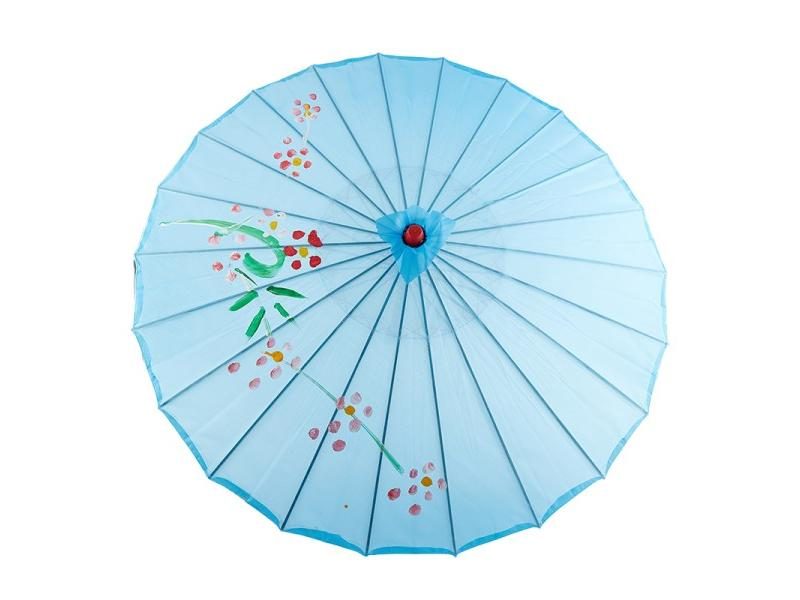 Chinese Classic Style Silk Oil Paper Dance Umbrella Carousel 1