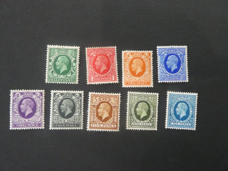 Mint Britain KGV stamps-$1res Carousel 1