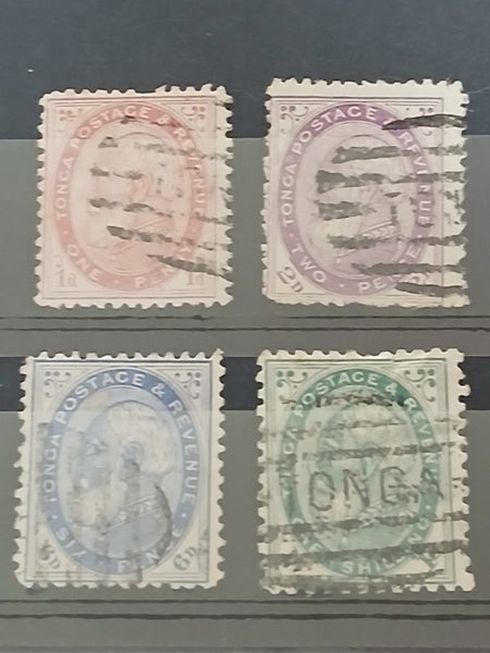 TONGA 1886 Set of 4 Carousel 1