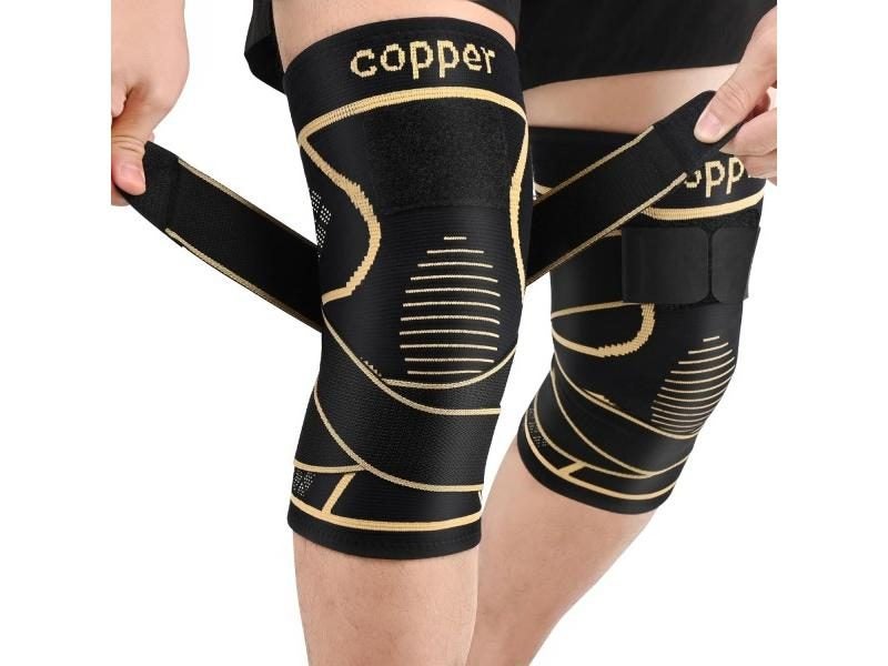 Copper Knee Braces With Strap For Joint Pain Relief Carousel 1