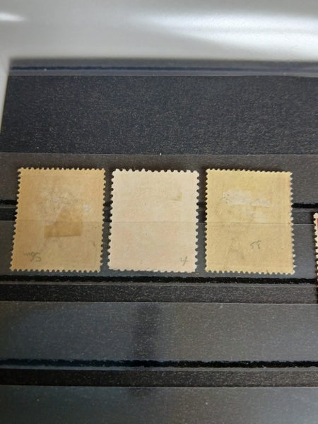 AUSTRALIA KGV Lwr Values (x 3 Diff) M Carousel 2