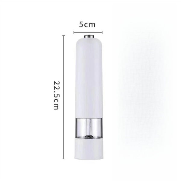 2PCS Electric Salt and Pepper Mill Grinder Set Shaker Automatic Battery Operated Carousel 2