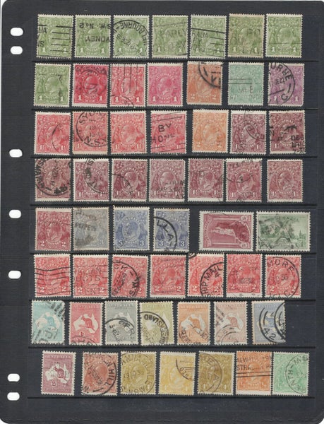 OLD AUSTRALIA- KGV and KANGAROOS Carousel 1