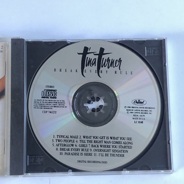 TINA TURNER Break Every Rule (CD) Carousel 5