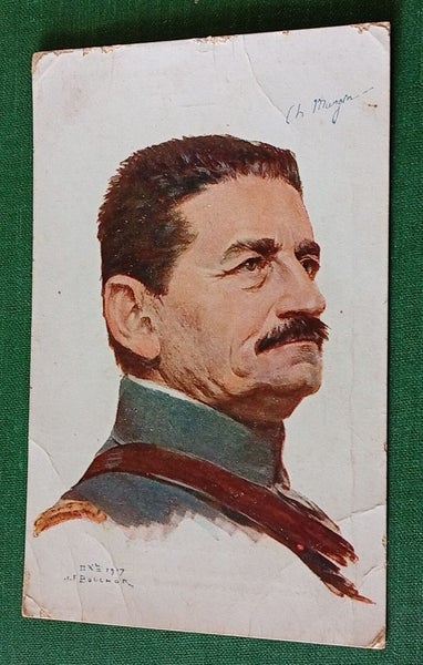 2 WW1 Postcards General Mangin & Marshal Foch.. YMCA Carousel 7