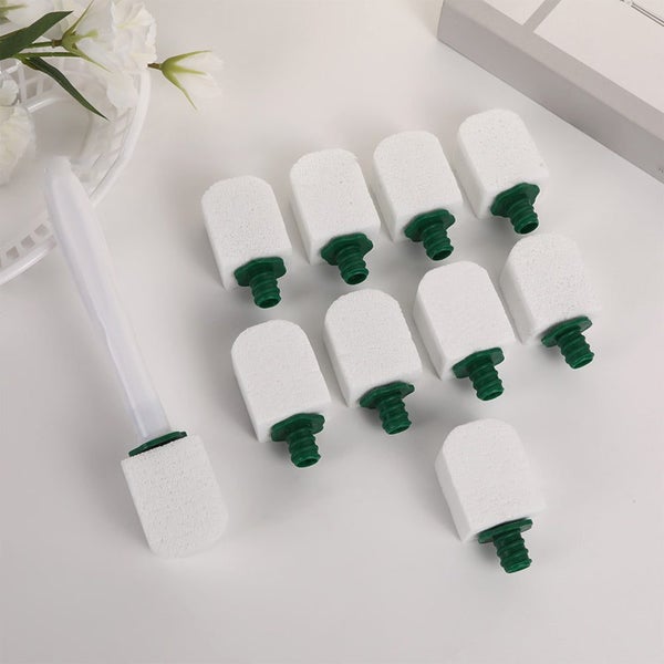 Pumice Stone Cleaning Brush with Long Handle Toilet-Bowl Remover with 10 Head Carousel 13