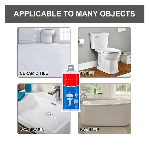 50ml Ceramic Tile Hole Filler Tile Paste Porcelain Repair Cracks Filler Chip Fil Carousel 12