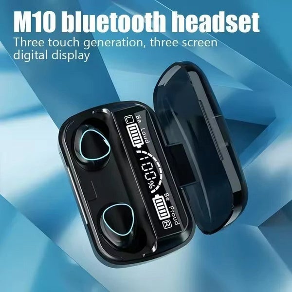 M10 TWS Bluetooth Headphones 2500mAh Charging Box Wireless Earphones Carousel 2