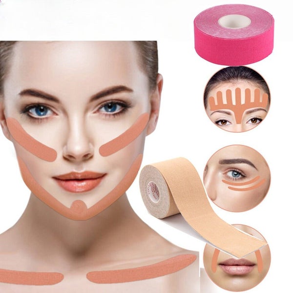 Kinesiology Tape For Face V Line Neck Lifting Wrinkle Remover Sticker Tape 7CM Carousel 1