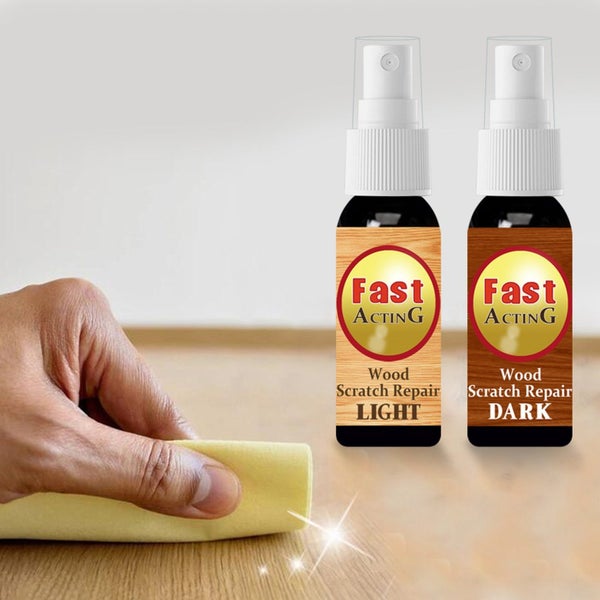 2Pcs Instant Wood Floor Scratch Remover Spray Wooden Furniture Scratches Repair Carousel 8