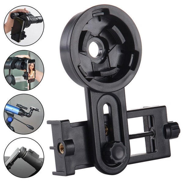 For Binocular Telescope Universal Mobile Phone Adapter Mount Holder Clip Bracket Carousel 1