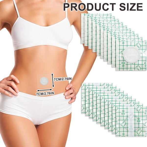 50PCS Castor Oil Pack Wrap for Belly Button, Single-Used Castor Oil Patches Carousel 16