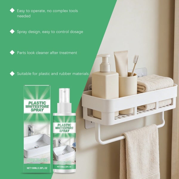 2x Remove Plastic Yellowing Cleaning Agent Air Conditioning Stain Remover 100ml Carousel 2