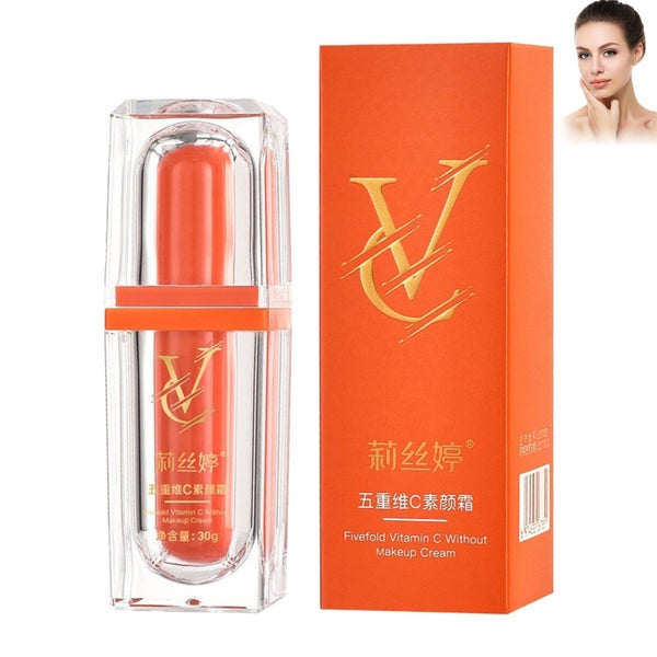 2x 30g Five Vitamin C VC Tone-Up Cream Brightening Moisturizing Makeup Cream Carousel 10