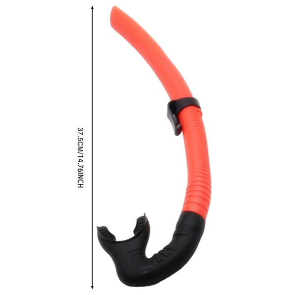Center Mount Swimming Snorkel Free Diving Lap Swim Training Breath Tube Carousel 7