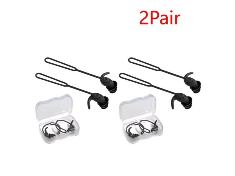 2Pair Silicone Waterproof Anti-noise Swim Ear Plugs Carousel 1