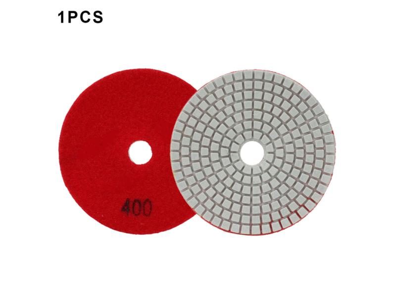 4" Diamond Pad 30-10000 Grit For Granite Marble Stone Carousel 1