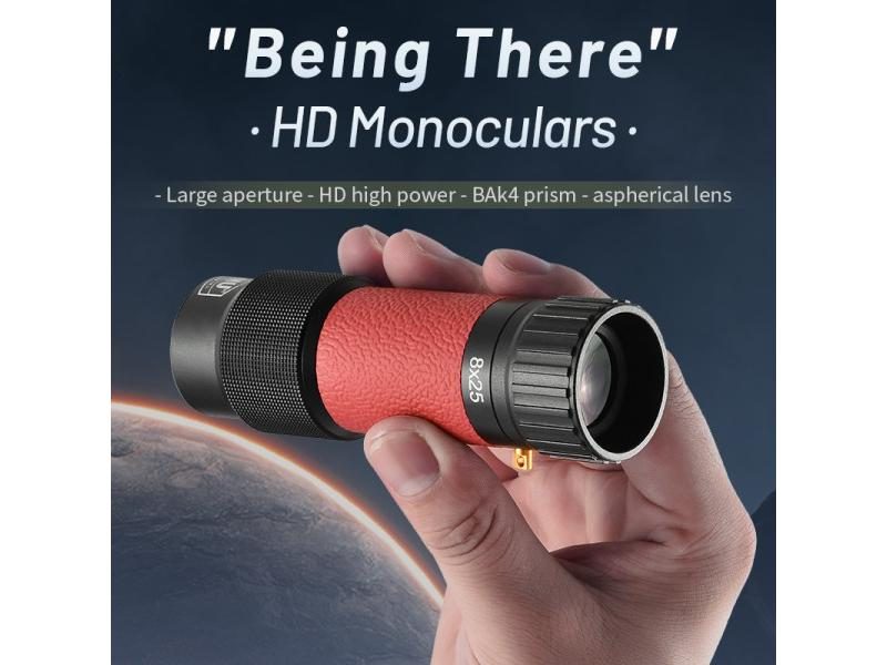 Full Metal 8x25 Monocular Telescope For Travel And Theater Carousel 1
