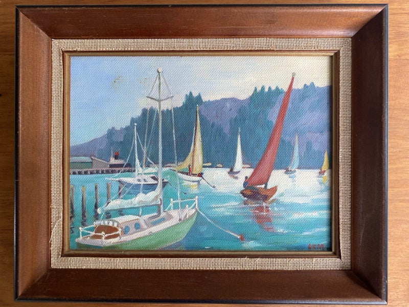 Allan H. Maund x3 paintings Carousel 8