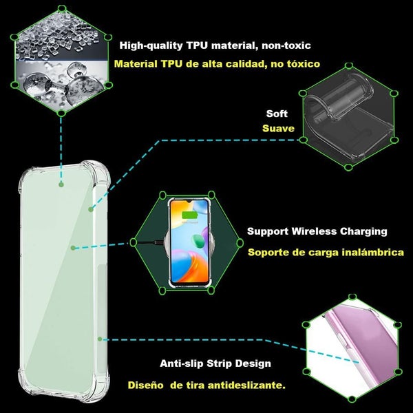1x Shockproof Phone Cover for Oppo A6X Carousel 2
