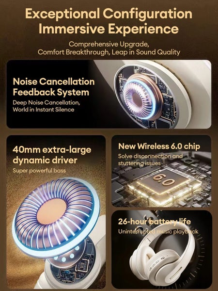 Lenovo LES-107 Wireless Gaming Headset – Bluetooth, 26hr Battery Carousel 10