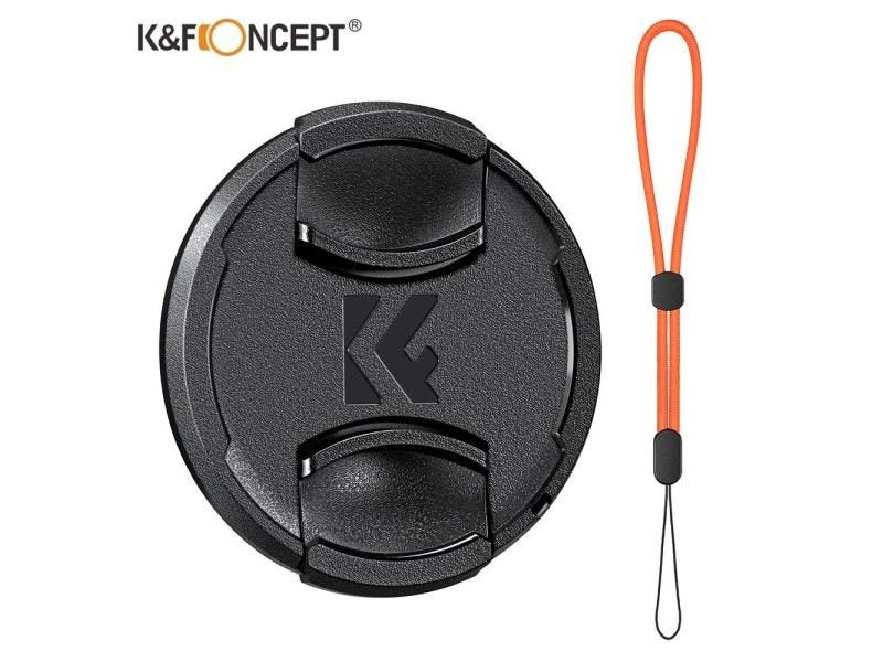 Camera Lens Cap 37-95mm For Nikon Canon Sony Fuji With Leash Carousel 1