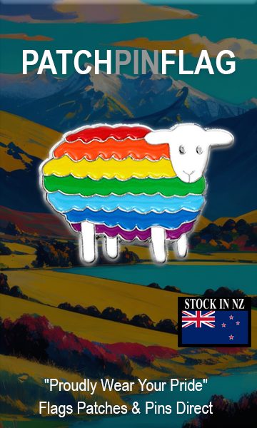 Pride Sheep lapel pin LGBTQIA+ Carousel 1