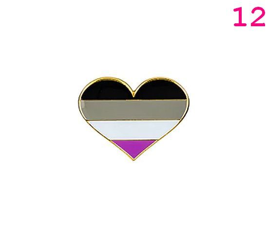 Creative Rainbow Love Pins Brooches LGBTQIA+ Pride Carousel 1