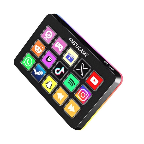 FIFINE D6 15-Key Programmable Stream Controller with App Control Carousel 1