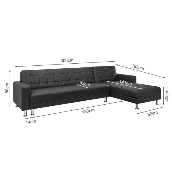 Sofa Bed with Chaise Carousel 13