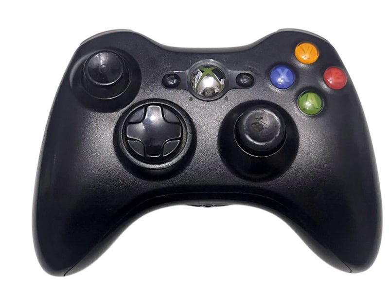 GENUINE Microsoft Xbox 360 Controller (Black V2) Carousel 1