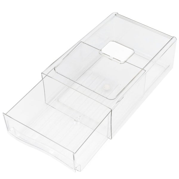 Stackable Refrigerator Drawers Pull Out Bins Clear Fridge Drawer Organizer Fo Carousel 1
