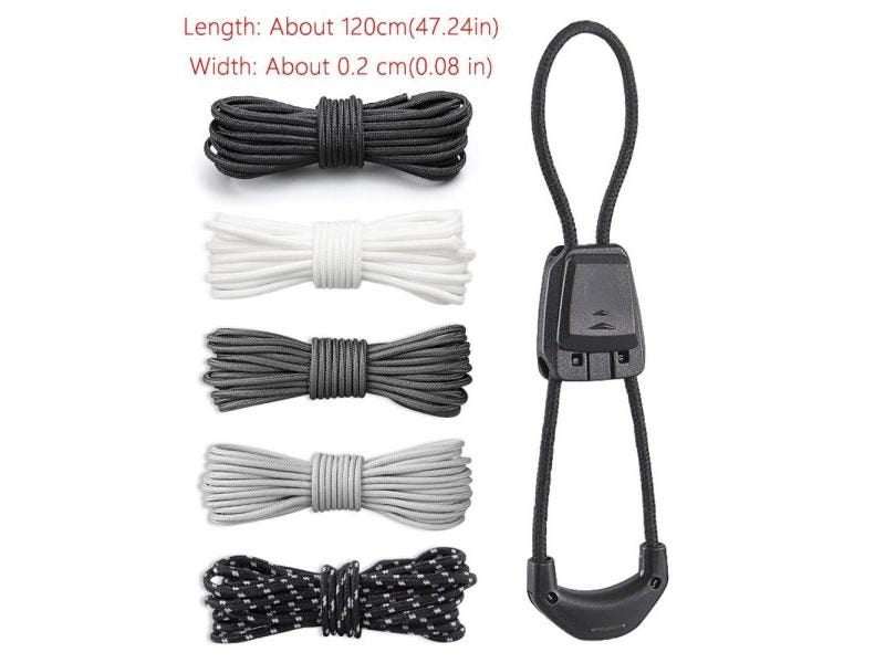1Pair Round No Tie Shoelaces For Salomon Shoe Accessories Carousel 2