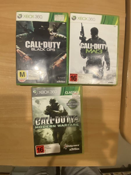 ** bulk buy x 3 CALL OF DUTY Xbox 360 games ** Carousel 1