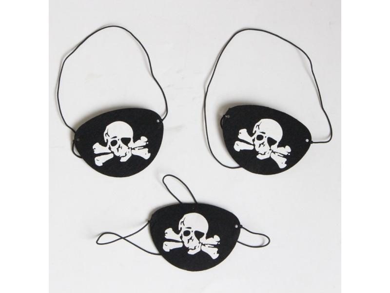 12Pcs Pirate Eye Patches For Halloween Party Decoration Carousel 1