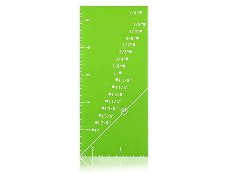 Sewing Measuring Tool 1/8 - 2 Inch Acrylic Seam Guide Ruler Carousel 1