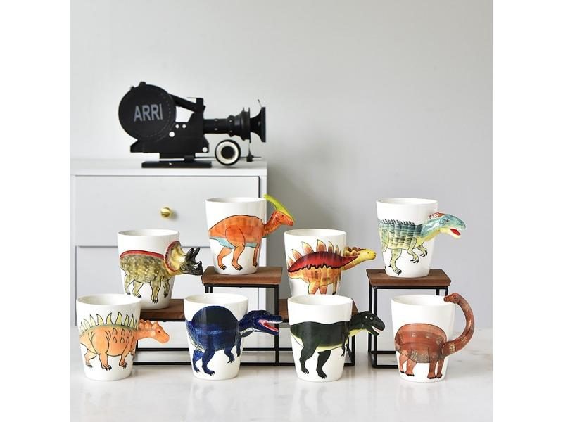 Dinosaur Shaped Ceramic Mug For Office And Home Use Carousel 2