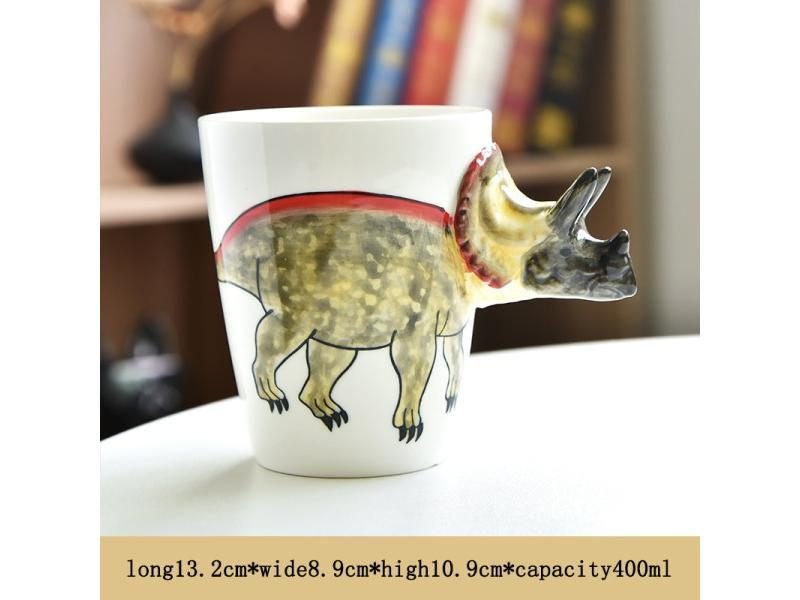 Dinosaur Shaped Ceramic Mug For Office And Home Use Carousel 1