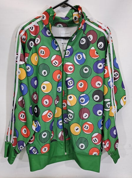 Jeremy Scott x Adidas Green Billiards Jacket Pool Balls 2012 Carousel 1