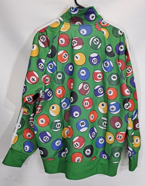 Jeremy Scott x Adidas Green Billiards Jacket Pool Balls 2012 Carousel 2