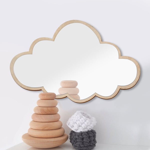 Acrylic Cloud Shape Mirror, Nordic Acrylic Decorative Mirror Wall Sticker Dec Carousel 9