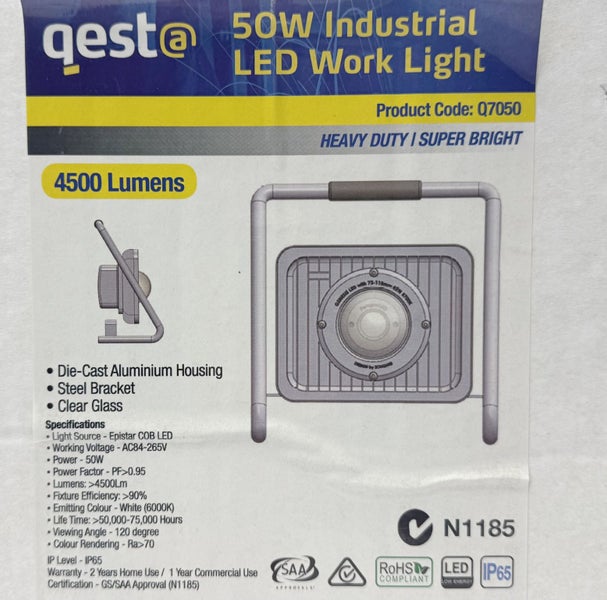 Qest 50W Industrial Work Light Carousel 5