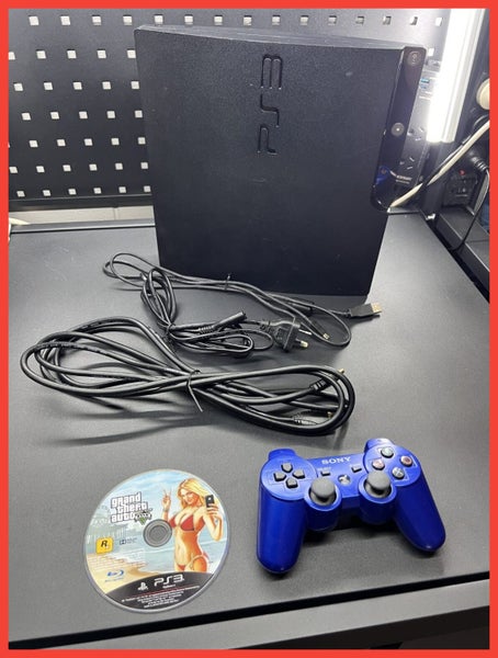 Sony PlayStation® 3 (PS3) 250GB Console w/ DualShock 3 Controller Metallic Blue Carousel 1