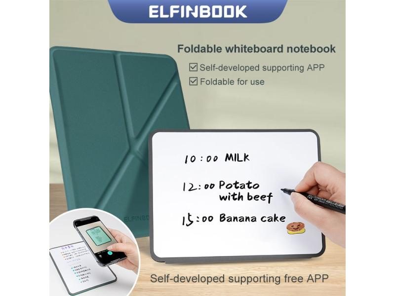 Reusable Foldable Magnetic Whiteboard Notebook Set With Pen And Wipe Carousel 2