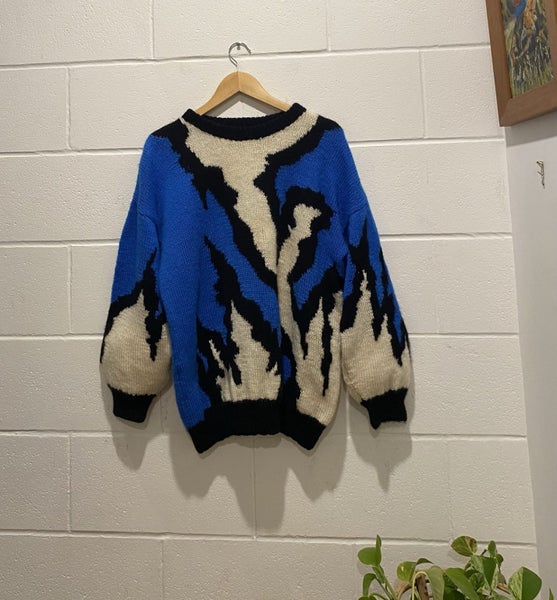 Vintage 90s chunky mohair wool knit Oversized *Balloon sleeves!! Carousel 1