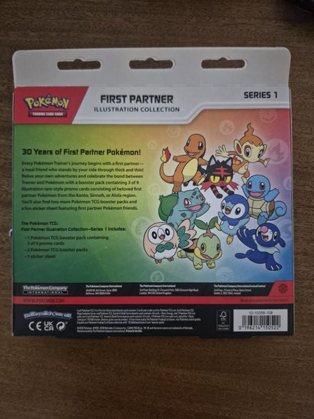 Crazy 2 day $1 reserve pokemon tcg First partner illustration collection Sealed Carousel 2
