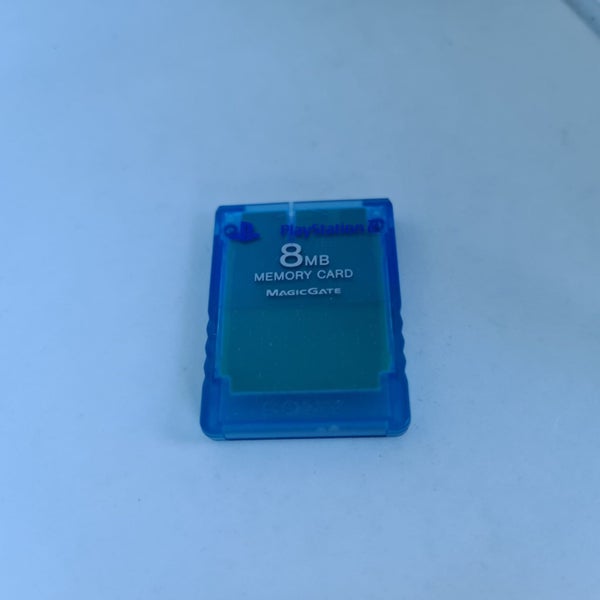 \\PS2// Sony Blue 8mb memory card Carousel 1