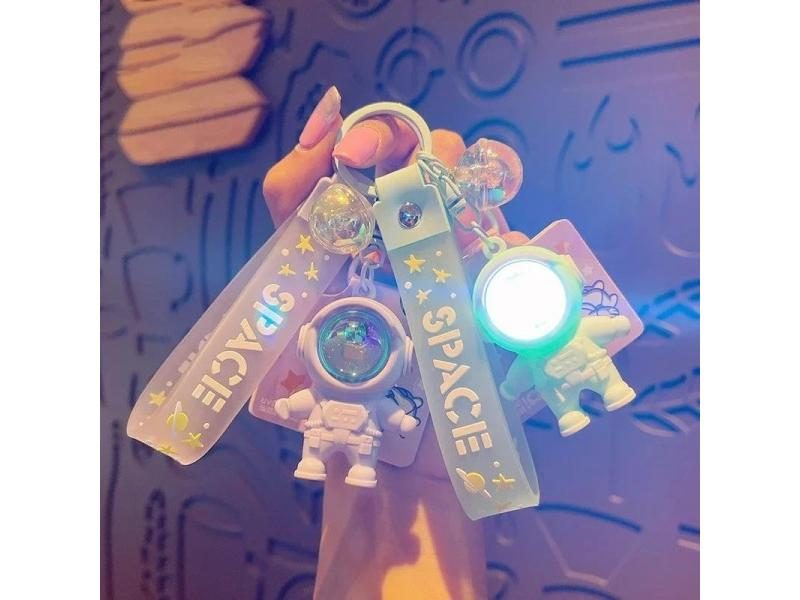 Glowing Space Astronaut Keychain For Bag Hanging Carousel 2