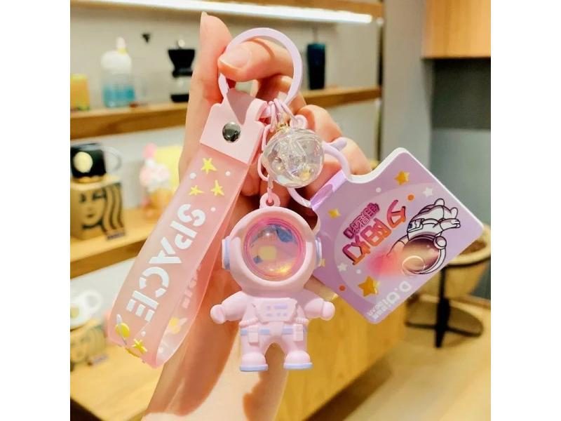 Glowing Space Astronaut Keychain For Bag Hanging Carousel 1